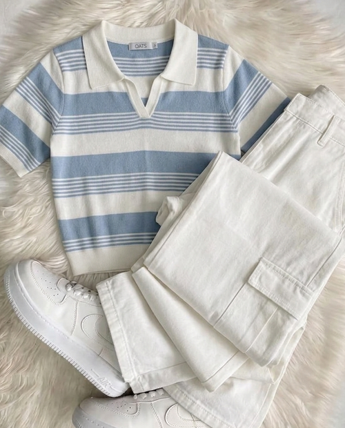 The Breton Johnny-Collar Knit