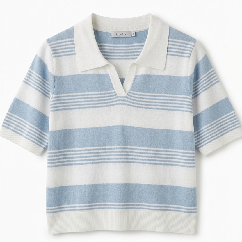 The Breton Johnny-Collar Knit