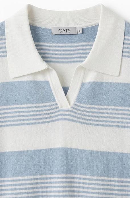 The Breton Johnny-Collar Knit